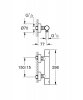Grohe Grohtherm 800 Cosmopolitan Bateria prysznicowa natynkowa z termostatem chrom 34765000